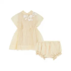 芬迪/Fendi 象牙白宝宝礼服 BFB457AMI6F084J