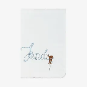 芬迪/Fendi 印花平纹布毛毯 BFJ046ST8F0YC8