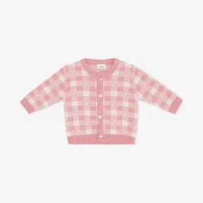 芬迪/Fendi 棉质和羊绒婴儿开衫 BUG049A3TEF0UJ2