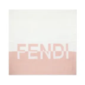 芬迪/Fendi 白色和粉红色初剪羊毛毛毯-婴儿毛毯-FENDI芬迪中国官网 BUJ197AJ1LF0C11-8056867840398