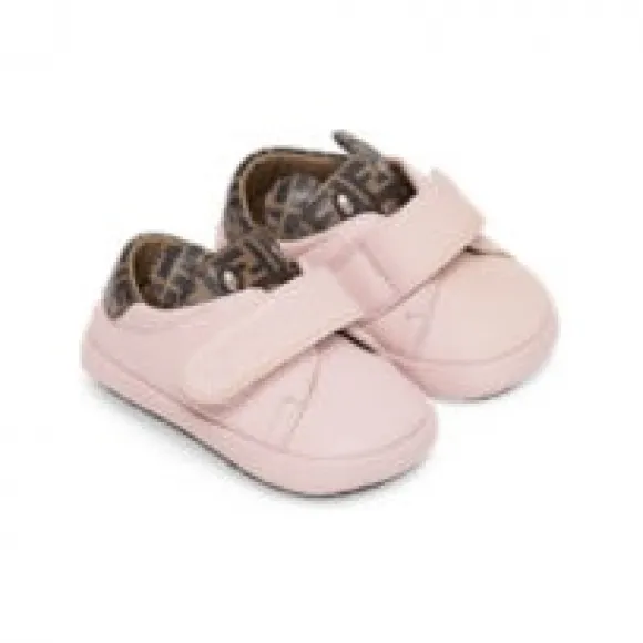 芬迪/Fendi 婴儿鞋履 - 浅蓝色皮革婴儿鞋履 BUR099AGCCF0C2F