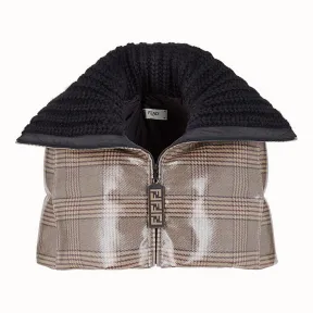 芬迪/Fendi 斗篷_威尔斯亲王格纹布料斗篷 FAA406 A4E YF12S8