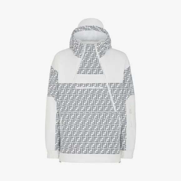 芬迪/Fendi 白色高科技网布派克大衣-冬季运动胶囊系列-FENDI芬迪中国官网 FAA844AI52F01EA-8056867667605