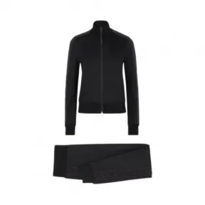 芬迪/Fendi 黑色珠地布平纹针织运动服-女士成衣-FENDI芬迪中国官网 FAJ098AGM4F0GME-8056867526933