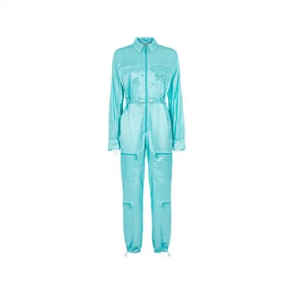 芬迪/Fendi 连体衣 - 浅蓝色尼龙连体衣 FDC509AM3KF1J75