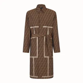 芬迪/Fendi 风衣_棕色布料风衣 FF0255 A6T AF1440