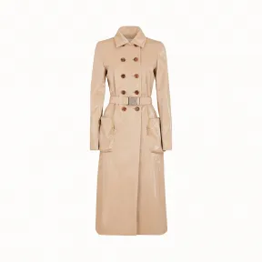 芬迪/Fendi 外套_米色尼龙风衣 FF8669 A8E MF16WU