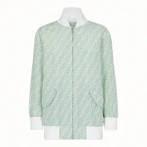 芬迪/Fendi 夹克_拼色布料飞行员外套 FJ6873 A5V OF03QE