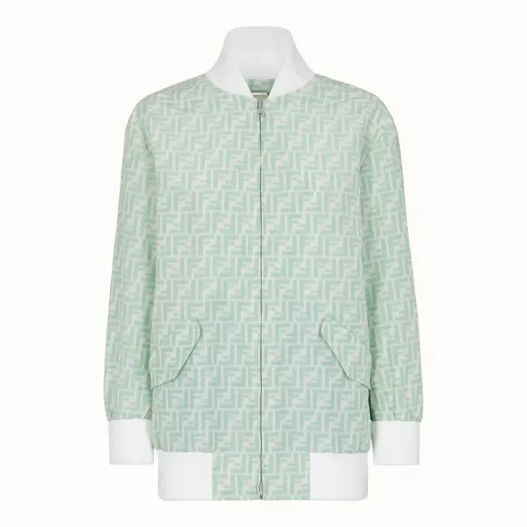 芬迪/Fendi 夹克_拼色布料飞行员外套 FJ6873 A5V OF03QE