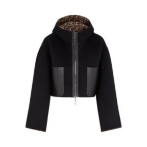 芬迪/Fendi 黑色双面穿羊毛夹克-女士成衣-FENDI芬迪官网 FJ6993A5HDF0GME-8055512845290