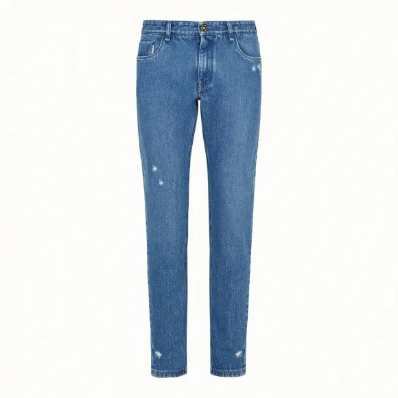 芬迪/Fendi 牛仔系列_蓝色牛仔裤 FLP201 A6W PF0QG0