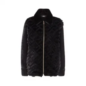 芬迪/Fendi 黑色貂毛和毛羊皮夹克-女士成衣-FENDI芬迪中国官网 FNE23LAIR6F0GME-8056867812036