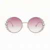 芬迪/Fendi RIBBONS &amp; CRYSTALS_粉红色太阳镜 FOG386 V1T F0ZSY