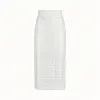 芬迪/Fendi 半身裙_白色纳帕皮革半身裙 FPD887 A6X YF0ZNM