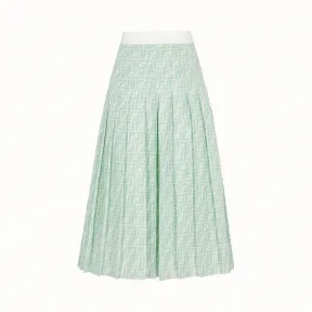 芬迪/Fendi 半身裙_拼色布料半身裙 FQ6695 A5V OF03QE