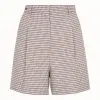 芬迪/Fendi 短裤_小格子布料短裤 FR6168 A5G WF14PH