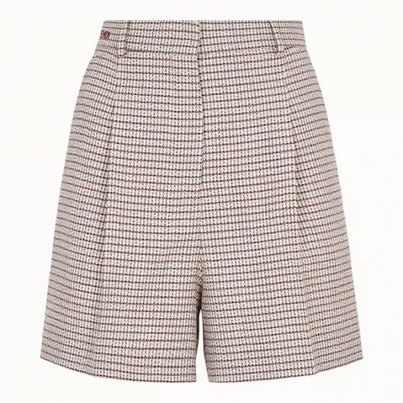 芬迪/Fendi 短裤_小格子布料短裤 FR6168 A5G WF14PH