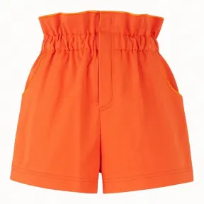 芬迪/Fendi 百慕大短裤_橙色棉百慕大短裤 FR6192 A6Y CF16EK