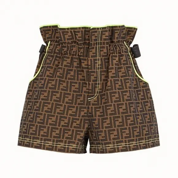 芬迪/Fendi 短裤_ Roma Amor帆布短裤 FR6195 A6X UF17QW