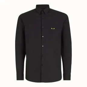 芬迪/Fendi 衬衫_黑色棉质衬衫 FS0571 A4S 1F0QA1