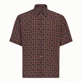 芬迪/Fendi 衬衫_黑色布料衬衫 FS0770 A75 CF0QA1