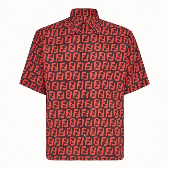 芬迪/Fendi 衬衫_黑色布料衬衫 FS0770 A75 GF15MJ