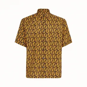 芬迪/Fendi 衬衫_棕色布料衬衫 FS0770 A75 GF15MW