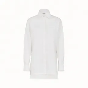 芬迪/Fendi 衬衫_白色棉塔夫绸衬衫 FS7174 A0M YF0ZNM