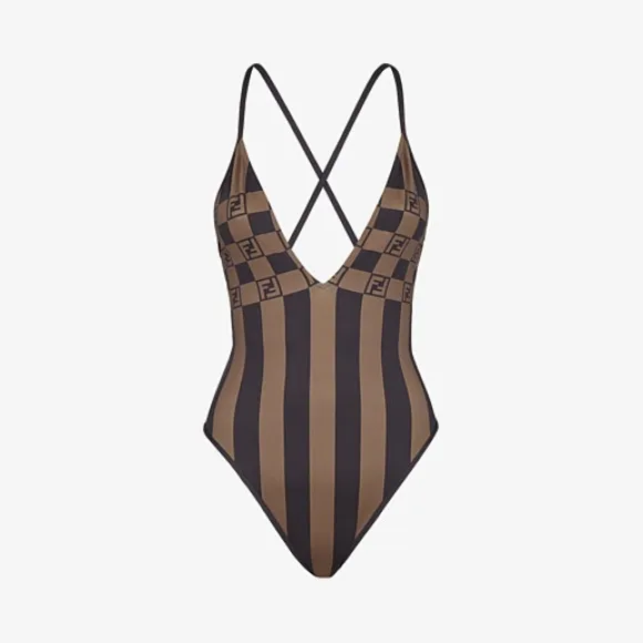 芬迪/Fendi 棕色Lycra®泳衣 FXB959AD0DF13IZ