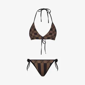 芬迪/Fendi 棕色Lycra®比基尼 FXB979AD0DF13IZ