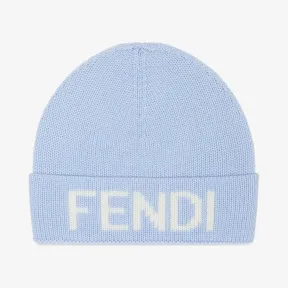 芬迪/Fendi 浅蓝色羊毛帽-冬季运动胶囊系列-FENDI芬迪中国官网 FXQ056AI4FF0UB4-8056867855019
