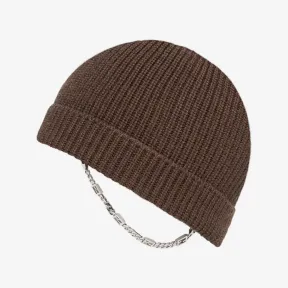 芬迪/Fendi 针织帽-棕色针织帽-男士帽子和手套 FXQ907ANCDF1IHC 8056582551241