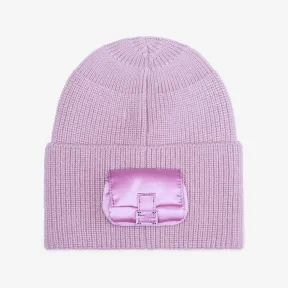 芬迪/Fendi 针织帽-豆沙紫针织帽-男士帽子和手套 FXQ941ANCAF0KWF 8056582549958