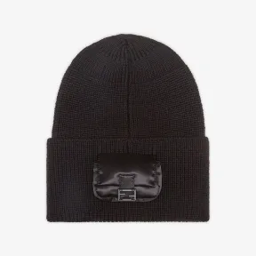 芬迪/Fendi 针织帽-黑色针织帽-男士帽子和手套 FXQ941ANCAF0QA1 8056582549989
