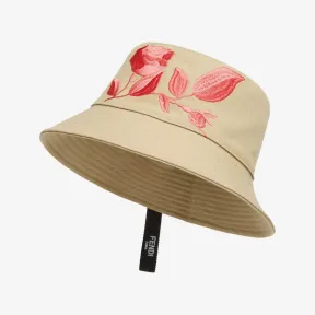 芬迪/Fendi 帽子-米色帆布渔夫帽-女士帽子和手套 FXQ979ANDZF1KVY 8057712078409