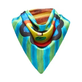 芬迪/Fendi 男士彩色BANDANA真丝方巾 FXS268 OU6 F0WB1