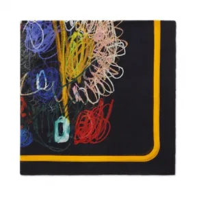 芬迪/Fendi 黑色桑蚕丝围巾-FENDI芬迪中国官网 FXS610AHCRF0P1K-8056867278726