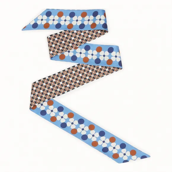 芬迪/Fendi 绑带_米黄色丝巾 FXT011 A6N YF0QB9