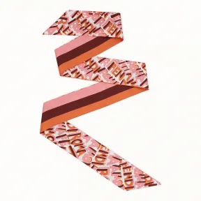 芬迪/Fendi 绑带_粉红色真丝抹胸 FXT011 A7O IF0QD1