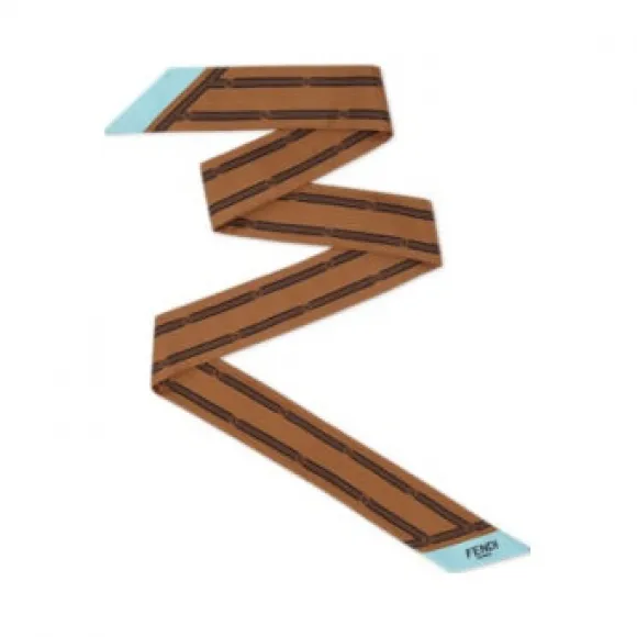 芬迪/Fendi 棕色桑蚕丝抹胸WRAPPY-FENDI芬迪中国官网 FXT011AHRMF1ENR-8056867508182