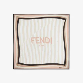 芬迪/Fendi Pequin围巾-拼色桑蚕丝围巾-女士围巾和丝巾 FXT091AET5F0B8Y 8056582373966