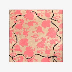 芬迪/Fendi Fendi Roses围巾-粉红色有机桑蚕丝围巾-女士围巾和丝巾 FXT091ANDHF1KVY 8057712076979