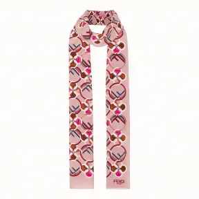 芬迪/Fendi F IS 披肩_粉红色真丝披肩 FXT185 A6D QF14PH