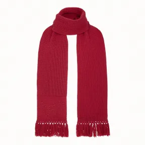 芬迪/Fendi FASHION SHOW围巾_红色羊绒围巾 FXT254 A56 XF0GXR