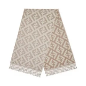 芬迪/Fendi 白色羊绒围巾-FENDI芬迪中国官网 FXT260AIX5F0QG1-8056867884613