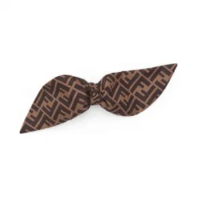 芬迪/Fendi FF经典图案蝴蝶结发饰-FENDI芬迪官网 FXT287AARHF0QE1-8050263651923