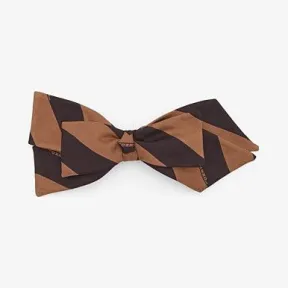 芬迪/Fendi 棕色斜纹布发夹 FXT288AARIF18OJ