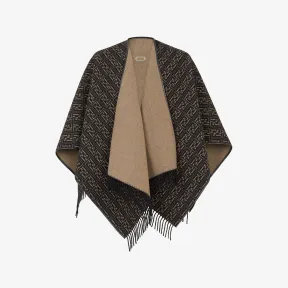 芬迪/Fendi 斗篷-黑色羊毛斗篷-男士围巾 FXX056ALGTF0D8J 8054321801534