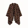 芬迪/Fendi FF外套式斗篷_棕色针织外套式斗篷 FXX703 A2O JF0QE1