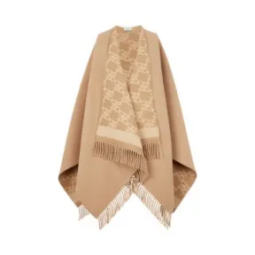 芬迪/Fendi 米色羊毛和羊绒斗篷KARL斗篷-FENDI芬迪中国官网 FXX715AHRFF0QU5-8056867505020